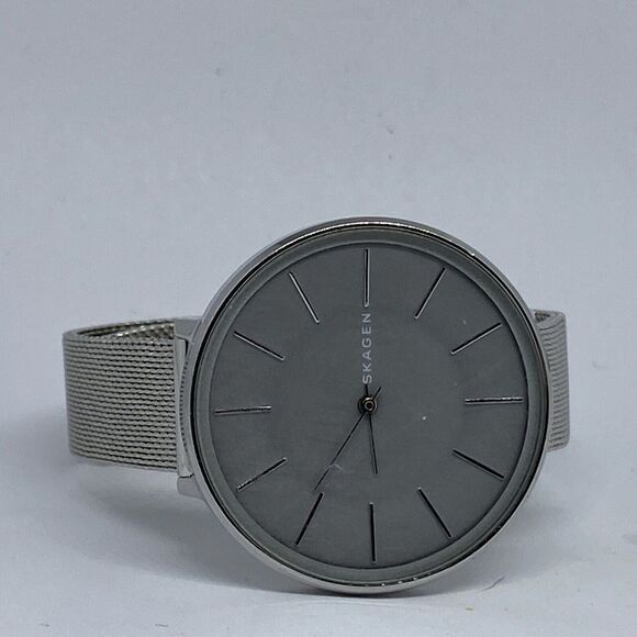 Skagen SKW2691 Women's Silver Stainless Steel Analog Dial Quartz Watch EY887 - Picture 7 of 12